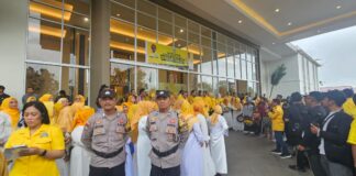 Personil Polresta Tanjungpinang Amankan Musda V Partai Golkar Kepri, Situasi Aman dan Kondusif