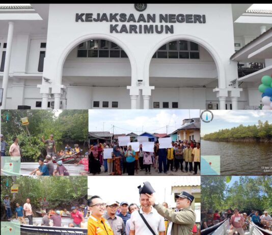 Berkat Kolaborasi Masyarakat dan Kejari Karimun, Mangrove Sugie Terselamatkan.