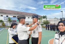 29 Pegawai Rutan Batam Naik Pangkat