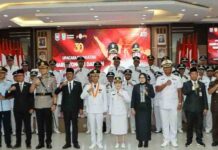 Upacara Hari Otda di Batam Tetap Khidmat Meski Diguyur Hujan, Pimpinan DPRD Hadiri Kegiatan
