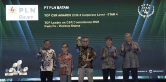 PLN Batam Raih TOP CSR Awards 2026 dan TOP Leader on CSR Commitment