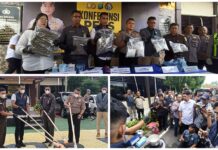 Perangi Narkoba, Satresnarkoba Polresta Tanjungpinang Hancurkan Sembilan Kilogram Sabu dan Ganja