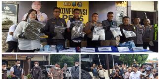 Perangi Narkoba, Satresnarkoba Polresta Tanjungpinang Hancurkan Sembilan Kilogram Sabu dan Ganja