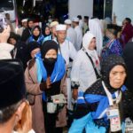 Jemaah Haji Kloter 1 Debarkasi Batam Tiba di Tanah Air