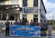 Polsek Nongsa Gelar Bakti Religi di Dua Rumah Ibadah Peringati Hari Bhayangkara ke-80