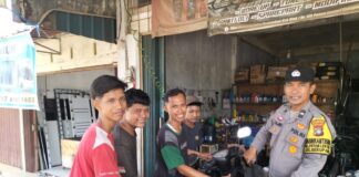 Polsek Sekupang Edukasi Pemilik Bengkel agar Tidak Menjual Knalpot Brong