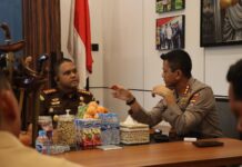 Kapolresta Tanjungpinang Gelar Silaturahmi Bersama Kajari dan Dandim