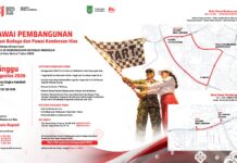 Amsakar–Li Claudia Ajak Warga Meriahkan Pawai Pembangunan HUT ke-81 RI di Batam