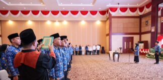 79 PNS dan 105 Pejabat Fungsional Pemprov Kepri Dilantik