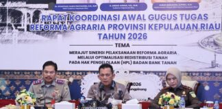 Gubernur Ansar Perkuat Sinergi Reforma Agraria, Fokus Percepatan Redistribusi Tanah