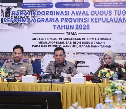 Gubernur Ansar Perkuat Sinergi Reforma Agraria, Fokus Percepatan Redistribusi Tanah