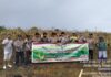 Polsek Nongsa Bersama Kelompok Tani Gelar Panen Raya Jagung Pipil di Lahan Ketahanan Pangan Polda Kepri