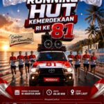 Run Kemerdekaan RI ke-81 di Tanjungpinang Disertai Aksi Peduli Gempa NTT