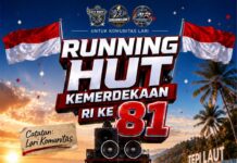 Run Kemerdekaan RI ke-81 di Tanjungpinang Disertai Aksi Peduli Gempa NTT