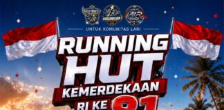 Run Kemerdekaan RI ke-81 di Tanjungpinang Disertai Aksi Peduli Gempa NTT