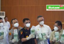 Bea Cukai dan Aparat Gabungan Musnahkan 1,3 Ton Ketamin Hasil Penindakan di Perairan Kepri