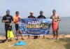 Komunitas ROW Kepri Jajaki Laut Tanjungpinang-Pulau Penyengat, Berenang 3 KM Pulang-Pergi
