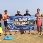 Komunitas ROW Kepri Jajaki Laut Tanjungpinang-Pulau Penyengat, Berenang 3 KM Pulang-Pergi