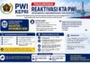 PWI Kepri Buka Reaktivasi KTA Lama dan Kedaluwarsa hingga September 2026