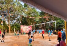 Tim PWI Kepri dan Bid Propam Polda Kepri Melaju ke Semifinal Turnamen Voli