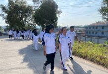 Satu Langkah, Satu Semangat, Rutan Batam Gelar Fun Walk Bersama UPT Pemasyarakatan se-Kota Batam
