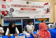 Merayakan Kemerdekaan dengan Kepedulian, Rutan Batam Gelar Pelayanan Kesehatan Gratis bagi Masyarakat