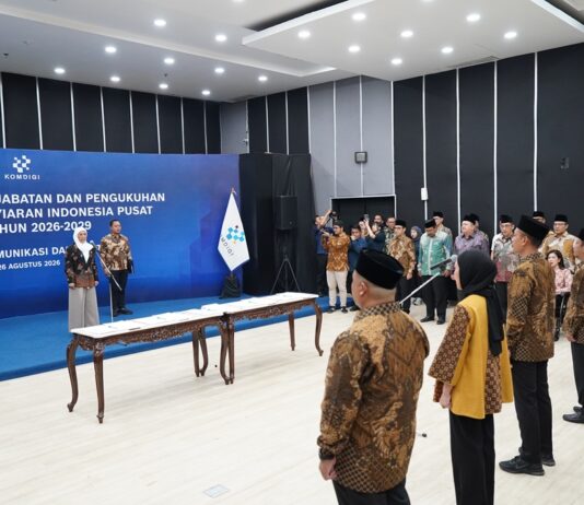 Menkomdigi Kukuhkan Sembilan Anggota KPI Pusat Periode 2026–2029