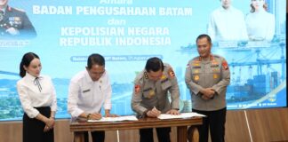 Kapolresta Barelang Hadiri Penandatanganan MoU BP Batam dan Polri, Perkuat Pengamanan Investasi