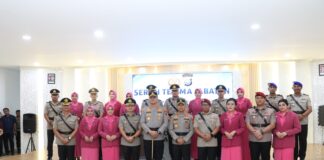 Polresta Barelang Gelar Sertijab Kasat Reskrim, Kasat Polairud, dan Empat Kapolsek