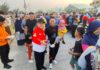 BPBD Kepri Bagikan Masker Gratis di Gurindam 12 dan Ingatkan Potensi Cuaca Ekstrem