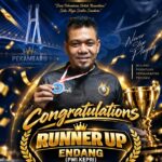 Ketua SIWO PWI Kepri Endang Kurnia Raih Runner-up National Open PWI Pekanbaru 2026