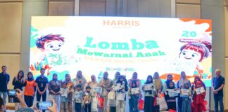 Semarak Lomba Mewarnai HARRIS Hotel Batam Center, Anak-anak Asah Kreativitas dan Percaya Diri