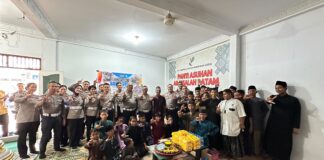 Satlantas Polresta Barelang Gelar Baksos, Doa Bersama dan Syukuran HUT Lalu Lintas ke-71