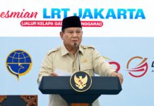Presiden Prabowo Resmikan LRT Jakarta Rute Kelapa Gading–Manggarai