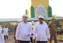 Wagub Nyanyang Pastikan Renovasi Masjid Raya Nur Ilahi Sesuai Desain dan Berkualitas