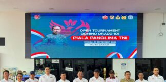 Kapolresta Barelang Hadiri Open Tournament Domino Orado 101 Piala Panglima TNI