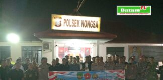 Gandeng Forkopimcam dan DPRD Batam, Polsek Nongsa Patroli Malam Kamtibmas