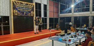Ratusan penonton padati malam final karaoke dangdut di Dang Merdu Mangrove Resto & Cafe Jalan Sei Serai