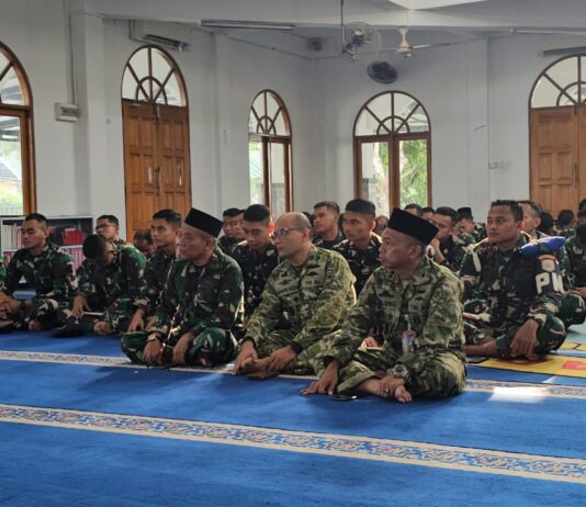 Perkuat Mental dan Spiritual, Prajurit Koarmada I Ikuti Kauseri Agama