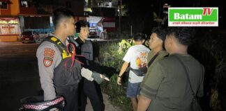 Patroli Malam Dit Samapta Polda Kepri Sambangi Sejumlah Titik Rawan di Batam
