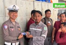 Satlantas Polresta Barelang Edukasi Karyawan Batamindo tentang Keselamatan Berlalu Lintas