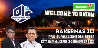 Gubernur Kepri Jamu Peserta Rakernas III PJS dari 25 Provinsi di Batam