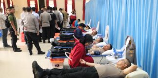 Polda Kepri dan Polresta Barelang Kumpulkan 62 Kantong Darah Peringati HUT ke-75 Humas Polri
