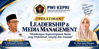 PWI Kepri Gelar Pelatihan Leadership Media, Dorong Pemimpin Pers Profesional dan Berintegritas