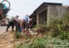 Polsek Nongsa Bersama Masyarakat Gotong Royong Bersihkan Lingkungan dalam Program Quick Wins Kapolri