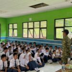 Peringati HUT TNI ke-81, Koarmada I Rangkul Pelajar Pulau Tiga Natuna Lewat Edukasi Karakter