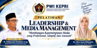 PWI Kepri Gelar Pelatihan Kepemimpinan Media, Perkuat Profesionalisme dan Integritas Pers